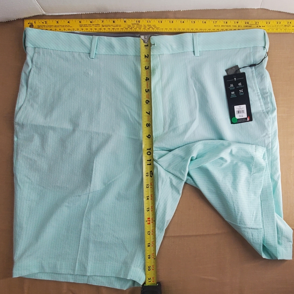 Mens Walter Hagen Golf‎ Shorts 42w 10" inseam Brad New Mint Green Golf
